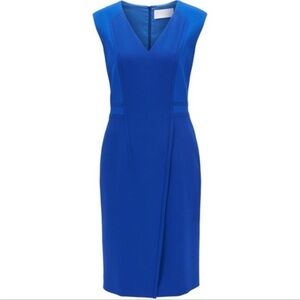 Hugo Boss Danama cobalt blue sheath dress size 4
